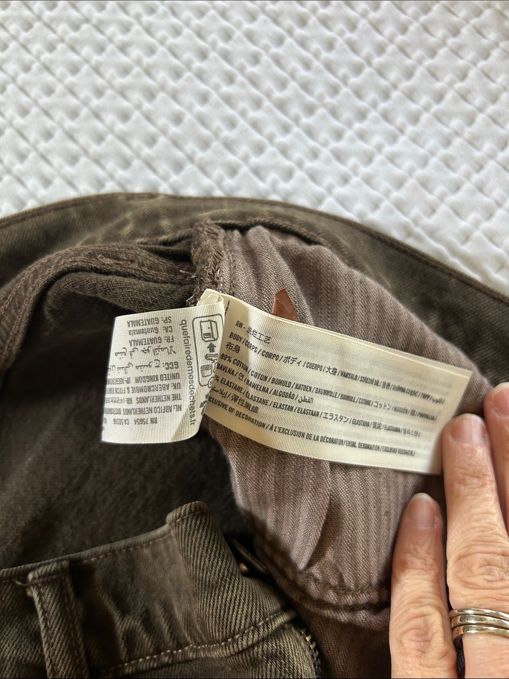Abercrombie & Fitch the 90s relaxed Jeans high-rise faded brown women’s size 30 - Picture 6 of 6